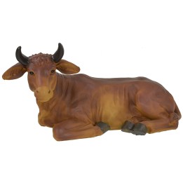 Sitting ox in resin for statues cm 50-60 h