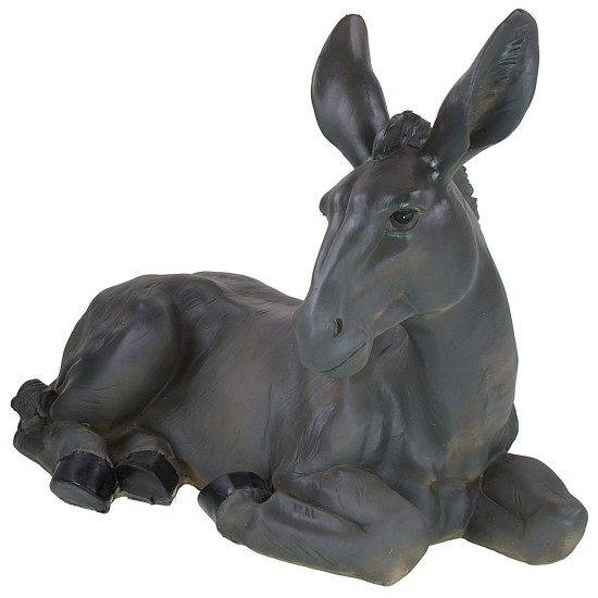 Asno sentado en resina para estatuas de 50-60 cm de altura