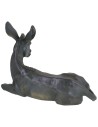 Asino seduto in resina per statue cm 50-60 h Mondo Presepi