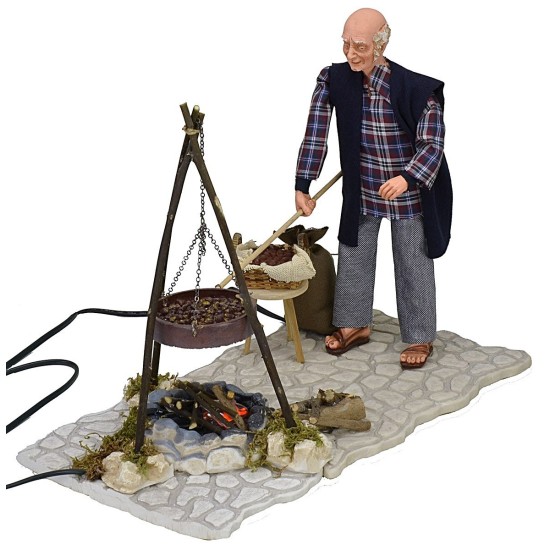 Castañero en movimiento 30 cm Mundo Pesebres