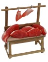Banco carne in cera 7,5x3,5x8,5 h.