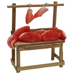 Banco carne in cera 7,5x3,5x8,5 h. 2