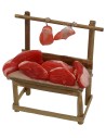 Banco carne in cera 7,5x3,5x8,5 h. Mondo Presepi