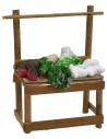 Banco verdure in cera 6x3,5x8,5 h.