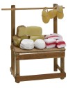 Wax cheese counter 6,5x3,5x8,5 h.