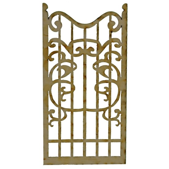 Puerta de madera de 6,5x12 cm h Mondo Presepi