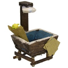 Tub of eels 3.5x3x5 for nativity scenes for 6-6.5 cm statues 2