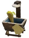 Vasca di anguille 3,5x3x5 per presepe per statue da 6-6,5 cm