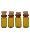 Set 4 vasetti in vetro invecchiato vuoti cm 2,5
