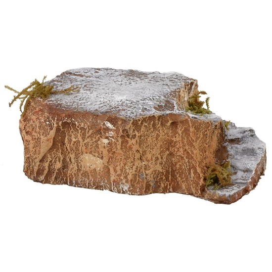 Altopiano con sentiero roccioso cm 21x12x7,5 h Mondo Presepi
