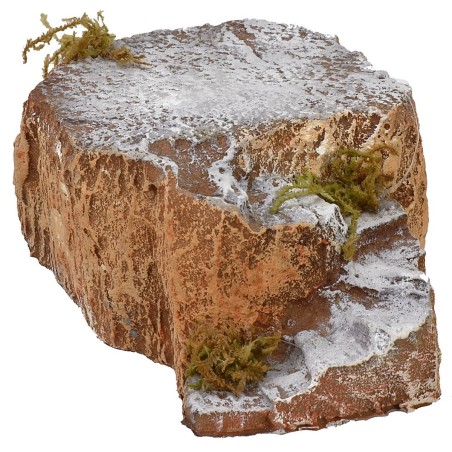 Altopiano con sentiero roccioso cm 21x12x7,5 h Mondo Presepi
