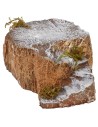 Altopiano con sentiero roccioso cm 21x12x7,5 h Mondo Presepi
