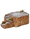 Altopiano con sentiero roccioso cm 21x12x7,5 h Mondo Presepi