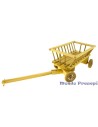 Cart in oriental wood 25 cm