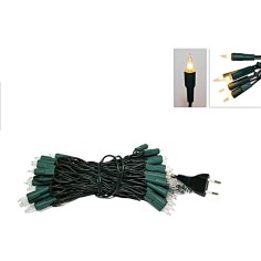 Catena 50 pisellini bianchi lineari 220v.