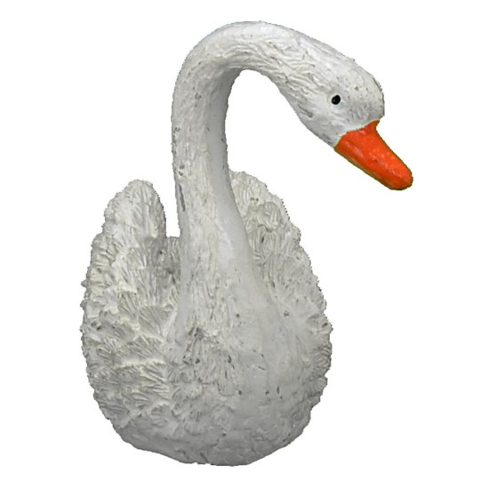 Cisne de resina cm 5x5 h Mundo Pesebres