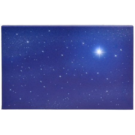 Starry sky with optical fiber polar star 30x20x1.7 cm