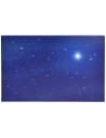 Starry sky with optical fiber polar star 30x20x1.7 cm