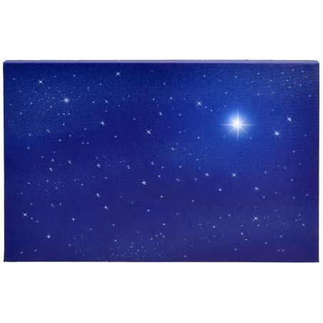 Starry sky with optical fiber polar star 30x20x1.7 cm