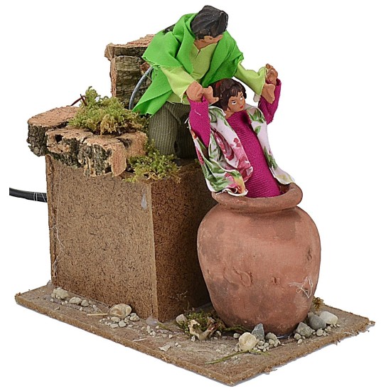 Bambini che giocano in movimento serie 10 cm