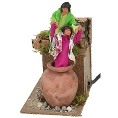 Bambini che giocano in movimento serie 10 cm Mondo Presepi