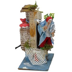 Pescatore in movimento serie 10 cm Mondo Presepi 2
