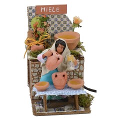 Venditrice di miele in movimento serie 10 cm