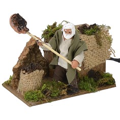 Carbonaio in movimento 10 cm