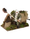 Carbonaio in movimento serie 10 cm Mondo Presepi