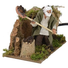 Carbonaio in movimento 10 cm 2