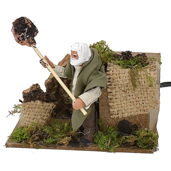 Carbonaio in movimento 10 cm