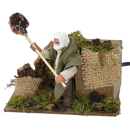 Carbonaio in movimento 10 cm