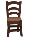 Sedia in legno cm 2,5x2,5x5,3 h Mondo Presepi