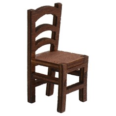 Sedia in legno cm 2,5x2,5x5,3 h