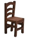 Sedia in legno cm 2,5x2,5x5,3 h Mondo Presepi