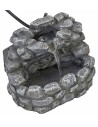 Fontana in resina funzionante effetto pietra 13x12x11 h