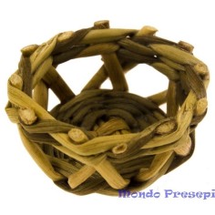 Cesta de mimbre Ø 2 cm Mundo Belenes