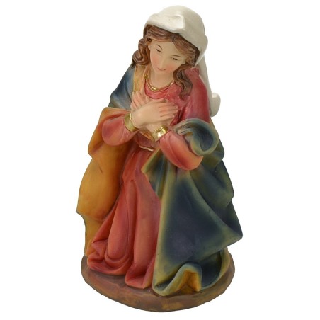 Natività con bambino seduto in resina serie 15 cm Mondo Presepi