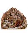 Full presepe of statues Landi cm 52x55x48 h with waterfall