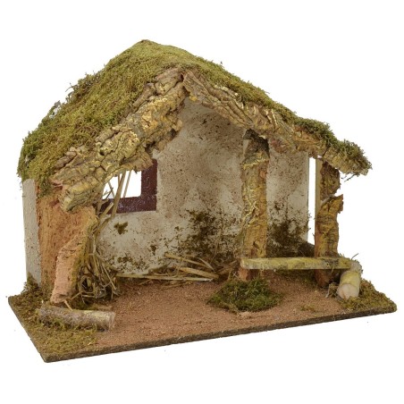 Capanna per presepe cm 50x24x36 h Mondo Presepi