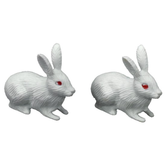 Familia de conejos para estatuas 12 cm Mundo Belenes