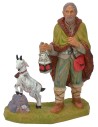Shepherd with lantern and goat series 20 cm lux