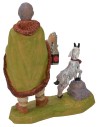 Shepherd with lantern and goat series 20 cm lux