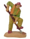 Contadino che vanga 8 cm lux Mondo Presepi