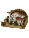 Small houses with courtyard for crib cm 15x10,5x9,5 h