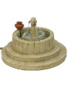 Fuente de belén con columna y 3 salidas de agua funcional