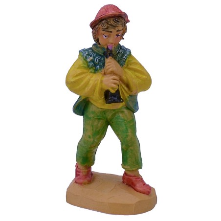 Giovane pifferaio 8 cm lux Mondo Presepi