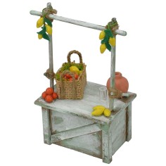 Banchetto con agrumi cm 8x6x15 h Mondo Presepi 2