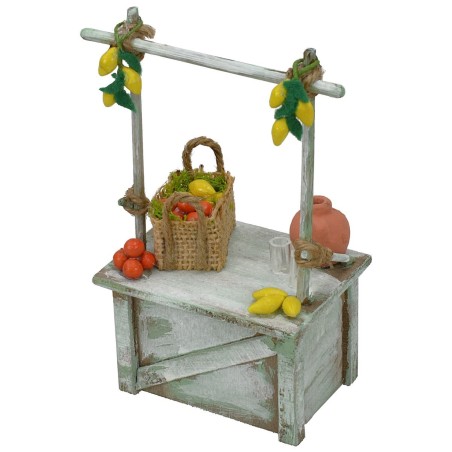 Banchetto con agrumi cm 8x6x15 h Mondo Presepi