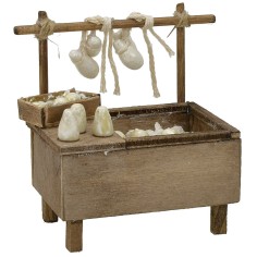 Banchetto con formaggi cm 8,5x6x10 h Mondo Presepi 2